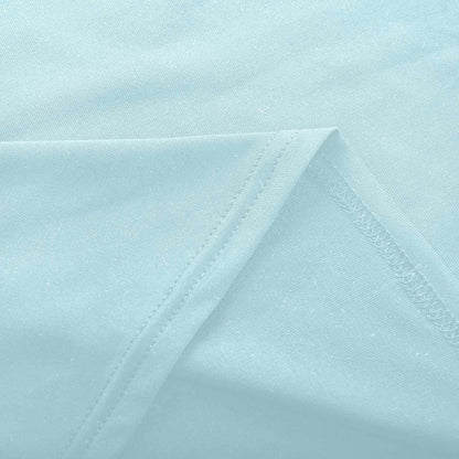 Long Sleeve Women'S Tops Blue Cropped Casual Winter Shirts Slim Crew Neck Plain T-Shirts for Women